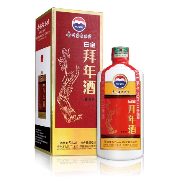 53度白金酒拜年單支