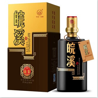 口都白酒皖溪黑品鑒