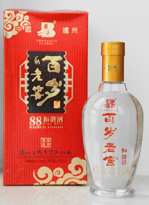 百歲老窖88和諧酒（金卡紙盒）