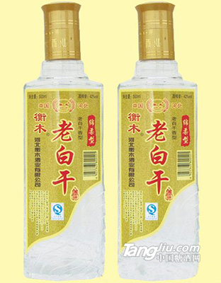 衡木 綿柔型老白干白酒500mL