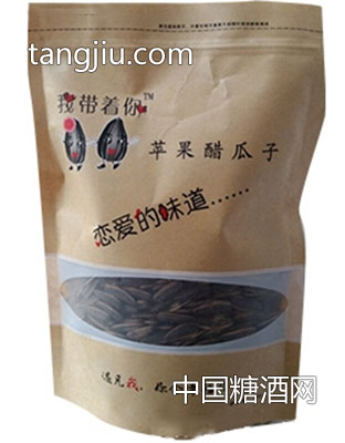 我?guī)е闾O(píng)果醋瓜子420g