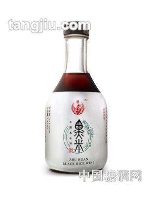 朱鹮黑米酒半甜11度銀超630ml