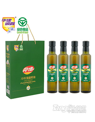 冷榨亞麻籽油250ml×4瓶（禮盒）