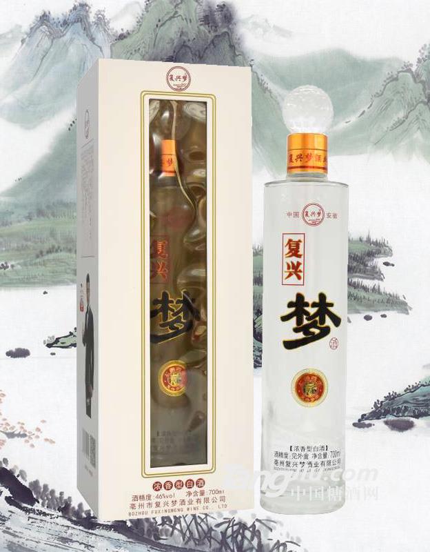 復興夢濃香型白酒700ml