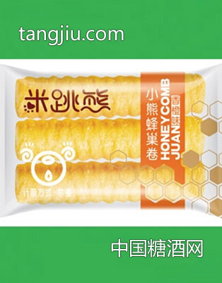 米跳熊香橙味小熊蜂巢卷