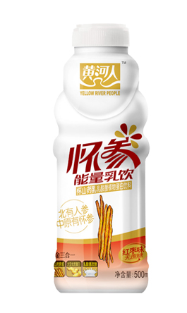 黃河人懷參能量乳紅棗味 焦作原產懷山藥飲料