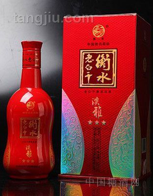 老白干白酒三星淡雅