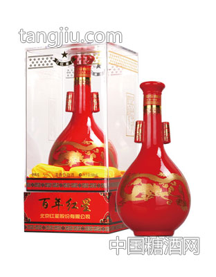 52度百年紅星酒（水晶盒）500ml