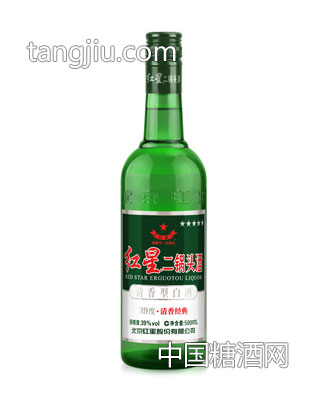 39度紅星二鍋頭酒 500ml