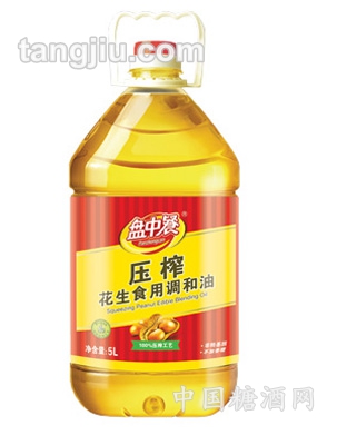 加加壓榨花生原香食用調(diào)和油5L