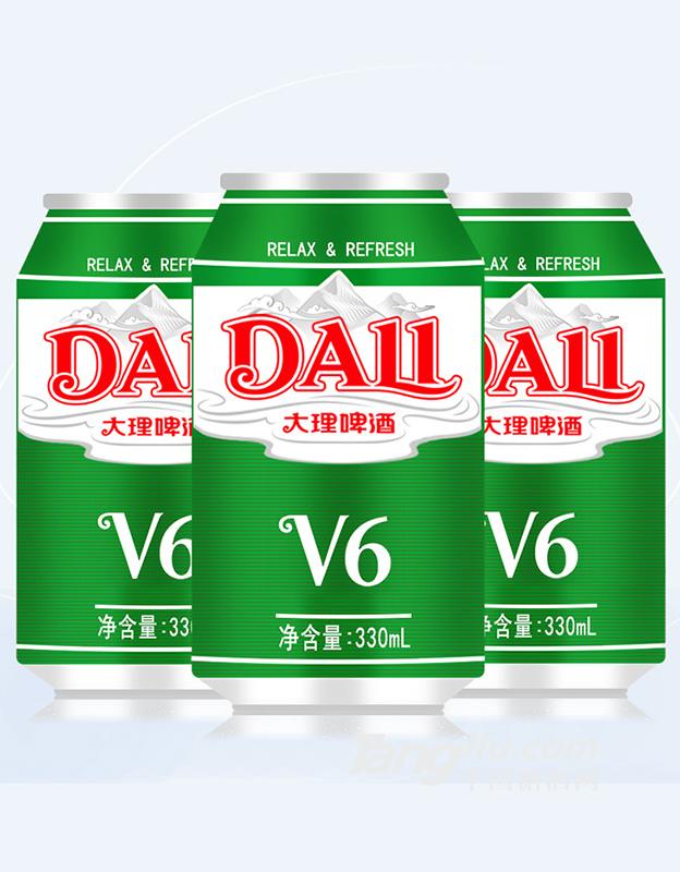 大理啤酒-V6罐裝-330ml