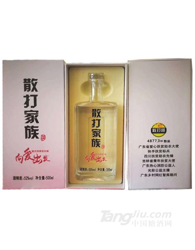 散打家族白酒向愛出發500ml