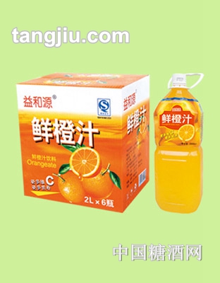 益和源橙汁果汁飲料2升