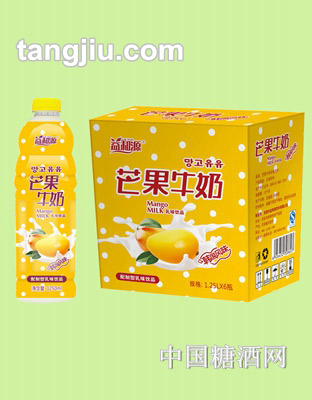 益和源芒果牛奶乳味飲料1.25L