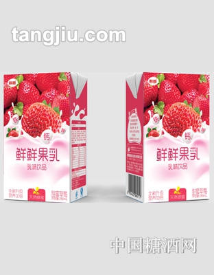 科迪鮮鮮果乳甜蜜草莓250ml