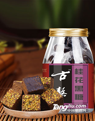 開(kāi)心樂(lè)-桂花黑糖（瓶裝）-110g