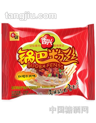 香興鍋巴粉絲紅燒牛肉味110g