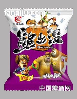 豐盛山莊熊出沒(méi)膨化食品-紫