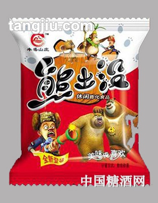 豐盛山莊熊出沒(méi)膨化食品