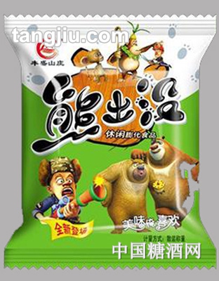 豐盛山莊熊出沒(méi)膨化食品-綠