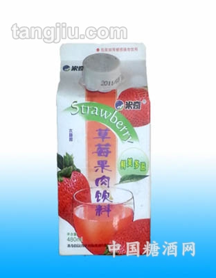 米奇果肉飲料（草莓）15-480ml