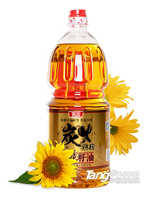 炭火熟榨葵花籽油1.8L