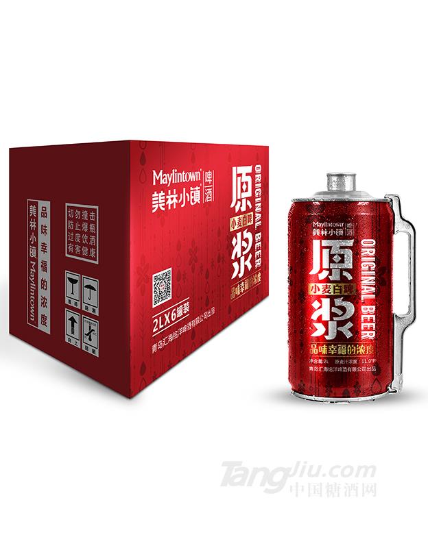 美林小鎮原漿小麥白啤2L×6罐