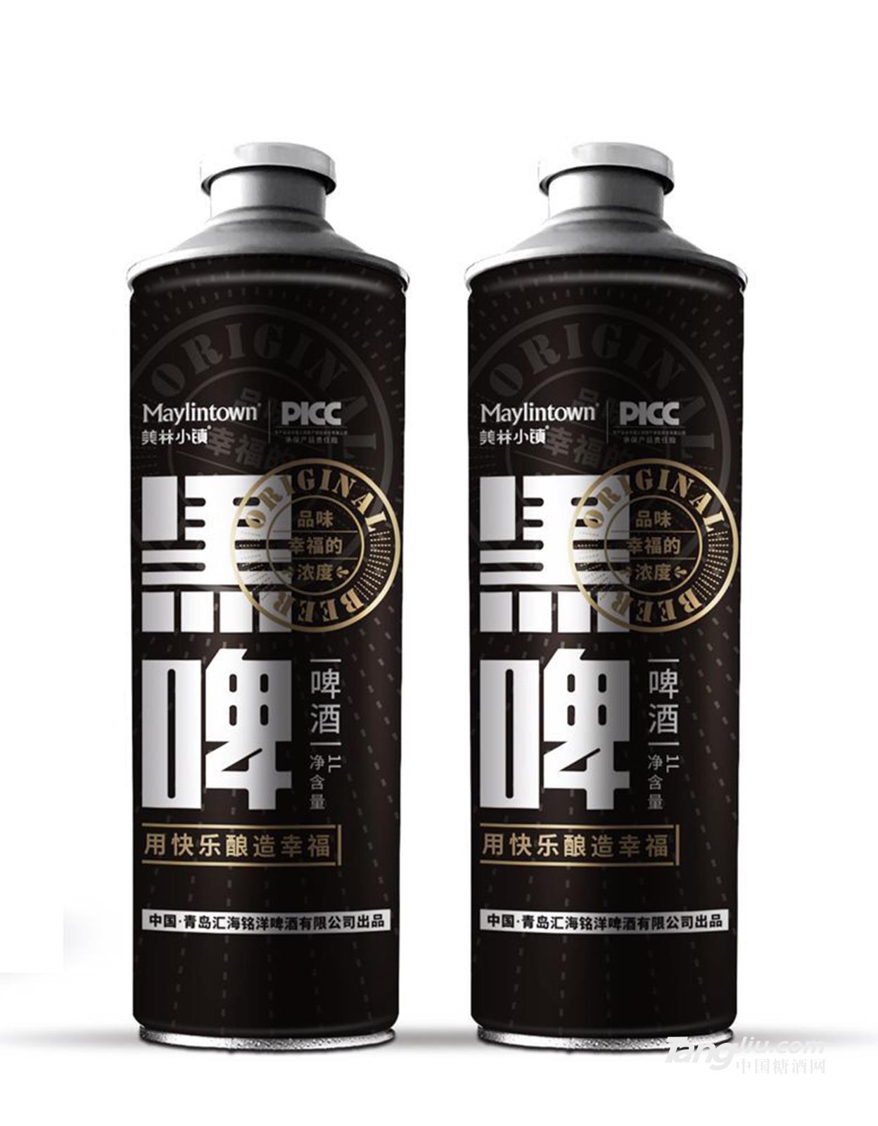 美林小鎮黑啤1L