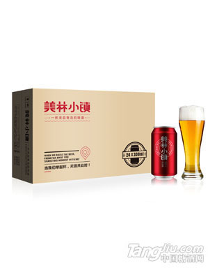 美林小鎮啤酒330ML紅罐包裝