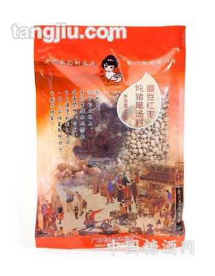 愛湯一族眉豆紅棗燉豬尾湯料192g