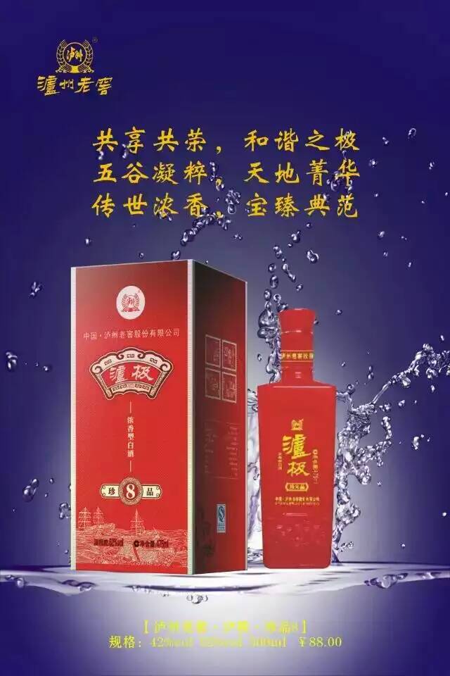 瀘州老窖瀘極酒珍品8