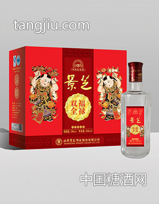 38度500ml-2景芝福祿雙全禮盒