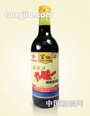 寶鼎九味一辣醬油調味汁640ml