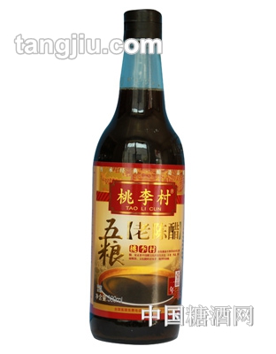 桃李村五糧老陳醋500ml