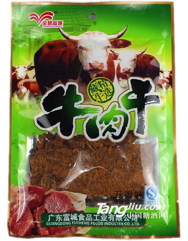 金碧富城牛肉干五香味62g