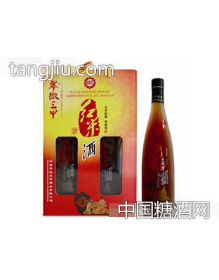 翠微三甲紅米酒680ML