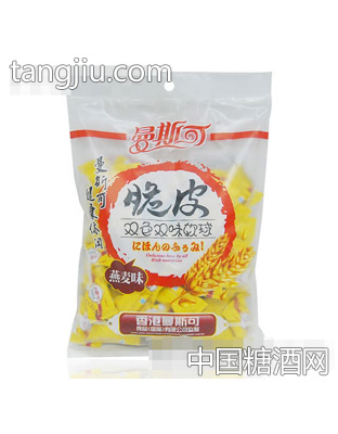 曼斯可脆皮雙色雙味軟球燕麥味