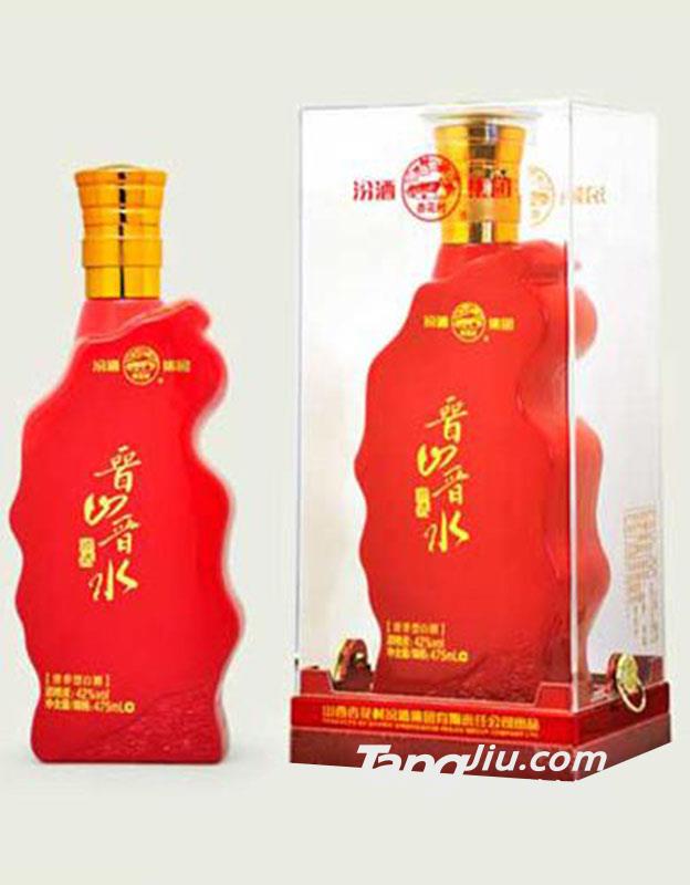 汾酒集團晉山晉水原酒(紅瓶)42度475ml