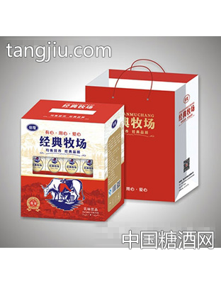 億隆經(jīng)典牧場乳味飲品紅色