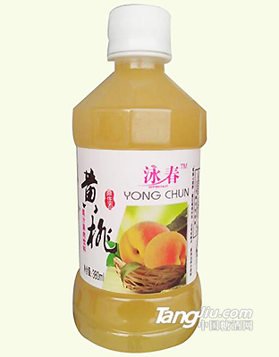 泳春黃桃汁380ml