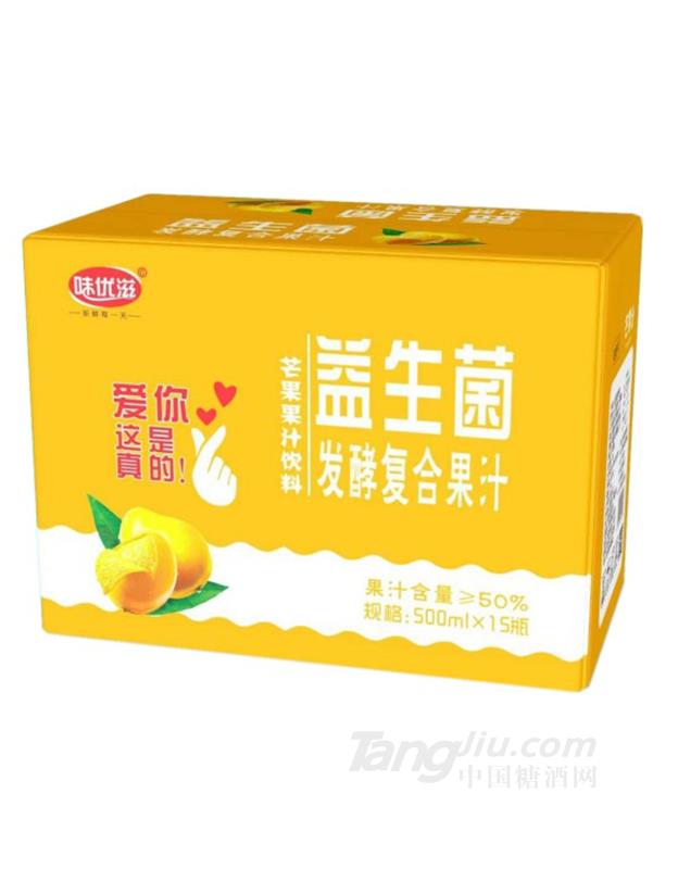 味優滋益生菌發酵芒果果汁飲料-箱