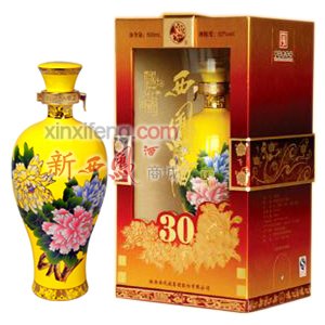 30年國(guó)花瓷西鳳酒，西鳳酒國(guó)花瓷30年價(jià)格