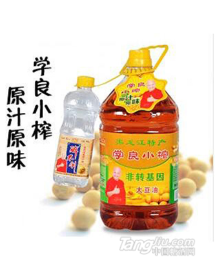 學良小榨大豆油5L