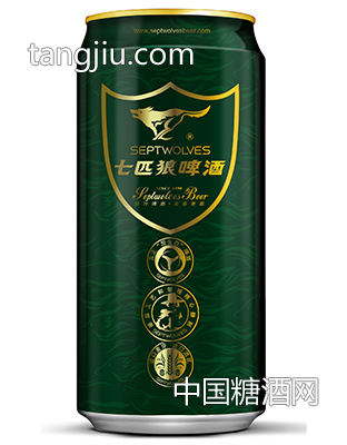 七匹狼8度易拉罐500ml-龍巖市狼族酒業