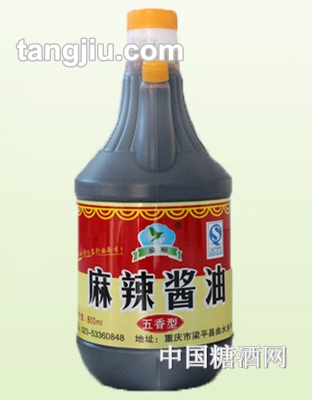 渝順麻辣醬油800ml