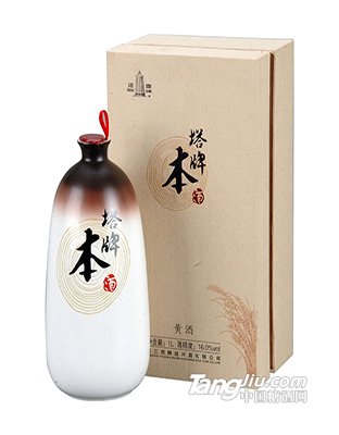 紹興黃酒塔牌本酒1L 