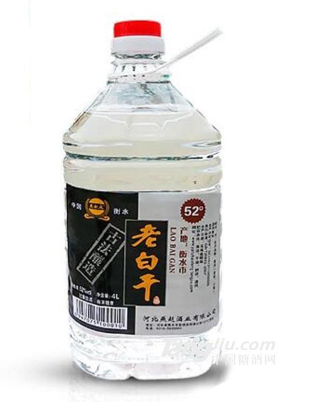 52°燕趙風老白干酒-4L