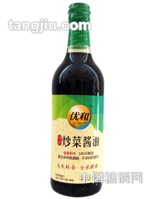 優和特制炒菜醬油500ml