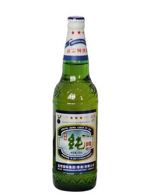 8度正宗純啤酒