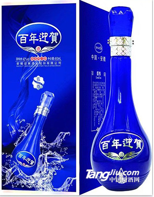 42°百年迎賀藍尊酒450ml